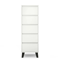Komoda Borg 5S/40 Biały Mebelbos
