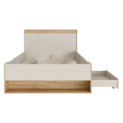 Stelaż łóżka 120 Wexlin WEXL1122-M820 Piaskowy/Dąb Mauvella