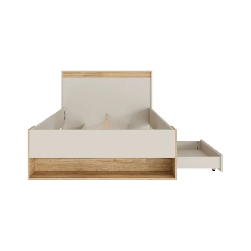 Stelaż łóżka 120 Wexlin WEXL1122-M820 Piaskowy/Dąb Mauvella