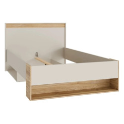 Stelaż łóżka 120 Wexlin WEXL1122-M820 Piaskowy/Dąb Mauvella
