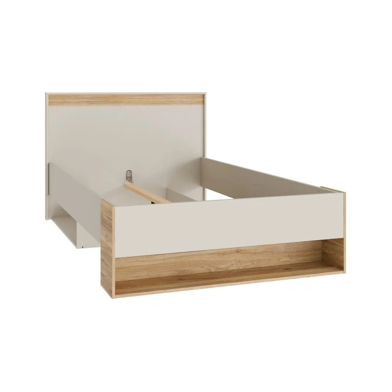 Stelaż łóżka 120 Wexlin WEXL1122-M820 Piaskowy/Dąb Mauvella