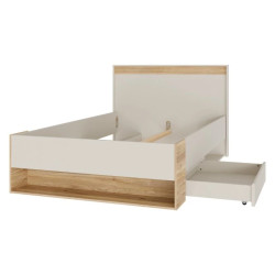 Stelaż łóżka 120 Wexlin WEXL1122-M820 Piaskowy/Dąb Mauvella