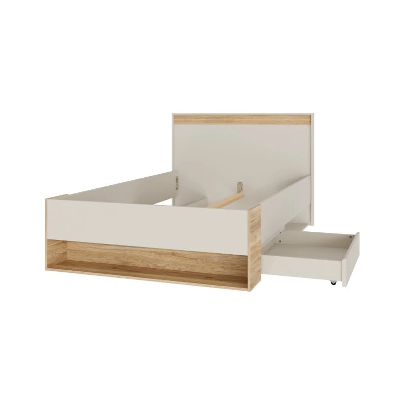 Stelaż łóżka 120 Wexlin WEXL1122-M820 Piaskowy/Dąb Mauvella