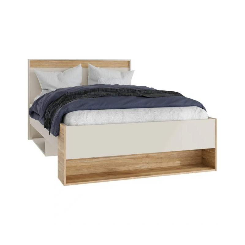 Stelaż łóżka 120 Wexlin WEXL1122-M820 Piaskowy/Dąb Mauvella