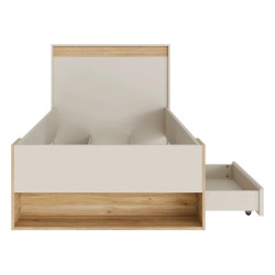 Łóżko 90 Wexlin WEXL1092-M820 Piaskowy/Dąb Mauvella Forte Łóżko 90 Wexlin WEXL1092-M820 Piaskowy/Dąb Mauvella Forte