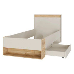 Łóżko 90 Wexlin WEXL1092-M820 Piaskowy/Dąb Mauvella Forte Łóżko 90 Wexlin WEXL1092-M820 Piaskowy/Dąb Mauvella Forte