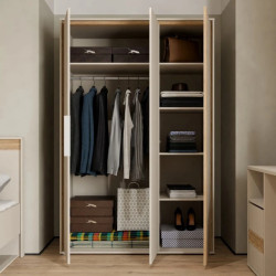 Szafa 130 cm Wexlin WEXS831-M820 Piaskowy/Dąb Mauvella Forte