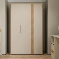 Szafa 130 cm Wexlin WEXS831-M820 Piaskowy/Dąb Mauvella Forte