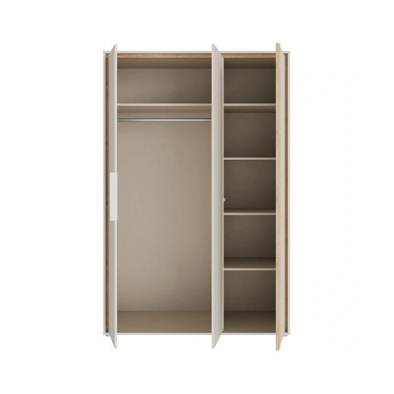 Szafa 130 cm Wexlin WEXS831-M820 Piaskowy/Dąb Mauvella Forte