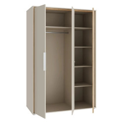 Szafa 130 cm Wexlin WEXS831-M820 Piaskowy/Dąb Mauvella Forte