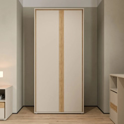 Szafa 90 cm Wexlin WEXS821-M820 Piaskowy/Dąb Mauvella Forte