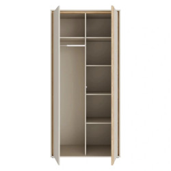 Szafa 90 cm Wexlin WEXS821-M820 Piaskowy/Dąb Mauvella Forte