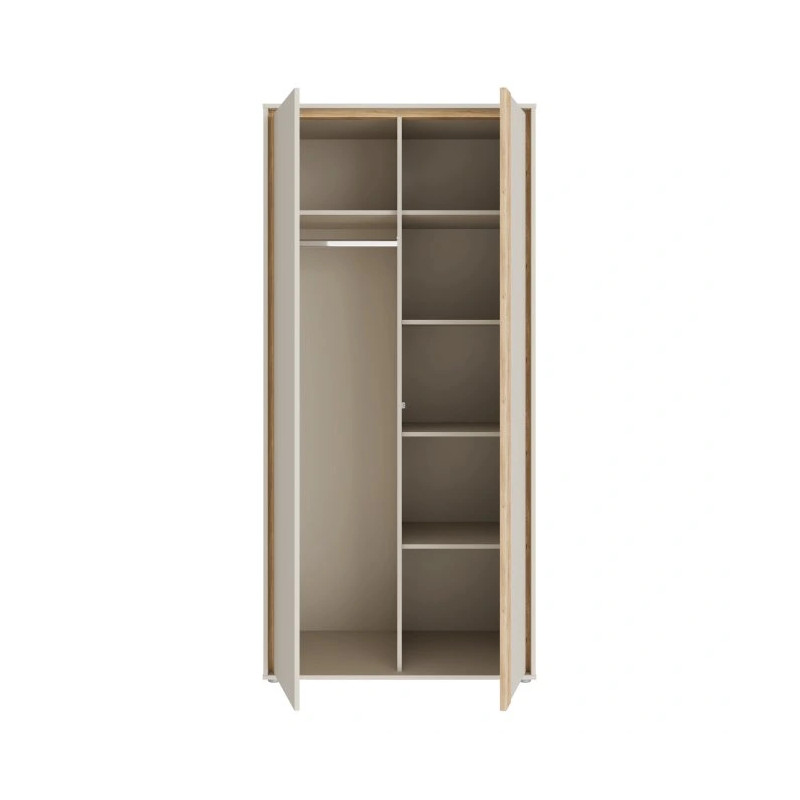 Szafa 90 cm Wexlin WEXS821-M820 Piaskowy/Dąb Mauvella Forte