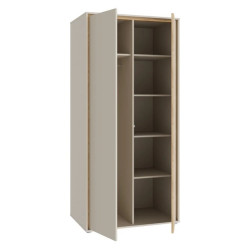 Szafa 90 cm Wexlin WEXS821-M820 Piaskowy/Dąb Mauvella Forte