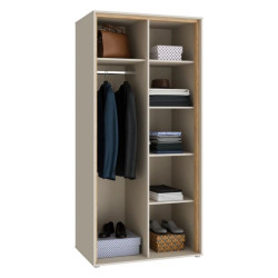 Szafa 90 cm Wexlin WEXS821-M820 Piaskowy/Dąb Mauvella Forte
