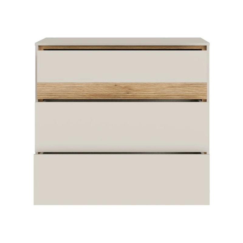 Komoda z szufladami Wexlin WEXK211-M820 Piaskowy/Dąb Mauvella