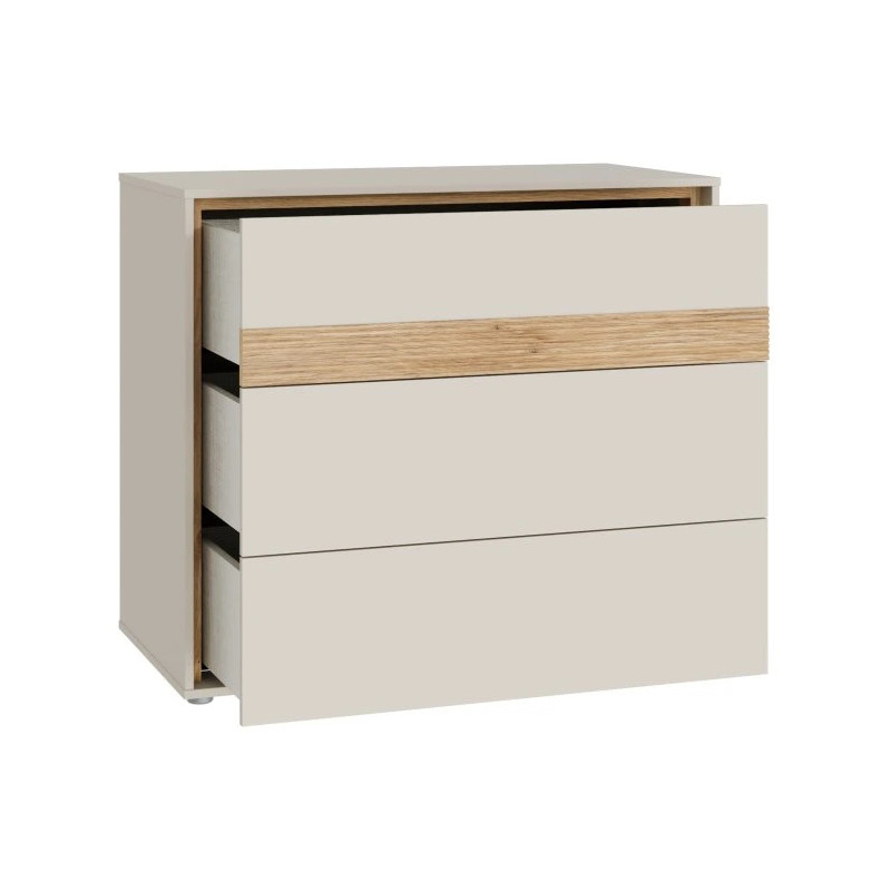 Komoda z szufladami Wexlin WEXK211-M820 Piaskowy/Dąb Mauvella