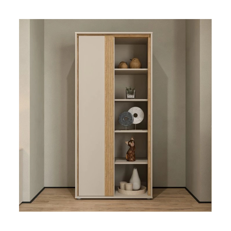 Regał półotwarty Wexlin WEXR621R-M820 Piaskowy/Dąb Mauvella