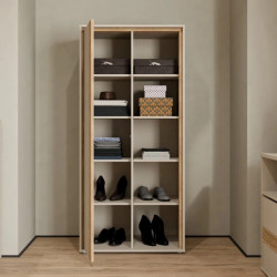 Regał półotwarty Wexlin WEXR621R-M820 Piaskowy/Dąb Mauvella