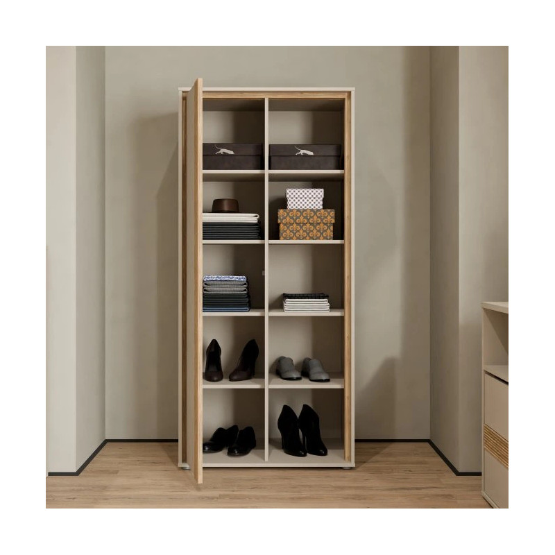 Regał półotwarty Wexlin WEXR621R-M820 Piaskowy/Dąb Mauvella