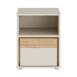 Szafka nocna 40 cm z szufladą WEXK011-M820 Piaskowy/Dąb Szafka nocna 40 cm z szufladą WEXK011-M820 Piaskowy/Dąb