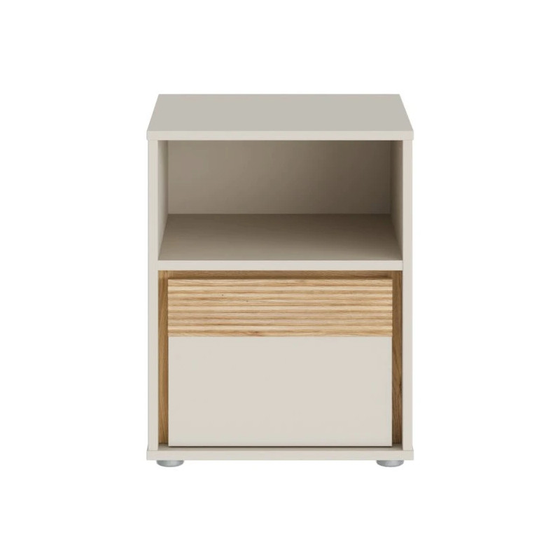 Szafka nocna 40 cm z szufladą WEXK011-M820 Piaskowy/Dąb