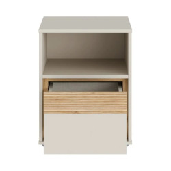 Szafka nocna 40 cm z szufladą WEXK011-M820 Piaskowy/Dąb Szafka nocna 40 cm z szufladą WEXK011-M820 Piaskowy/Dąb