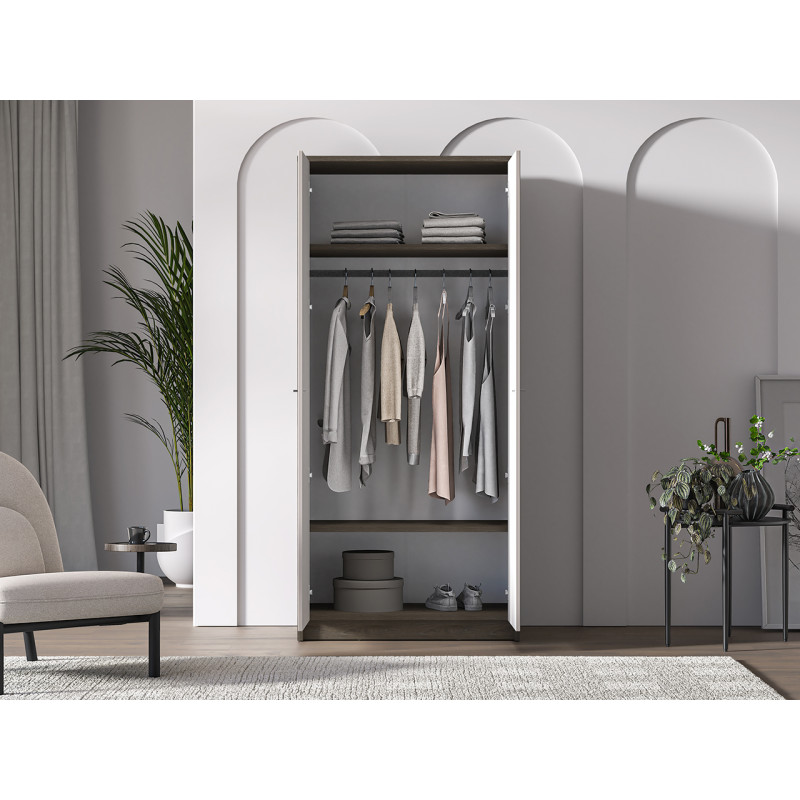 Szafa Avante 01 Dąb Windmill Dark / Cashmere Ml Meble