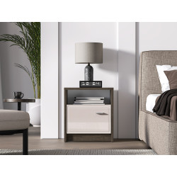 Witryna Avante 02 Dąb Windmill Dark / Cashmere Ml Meble
