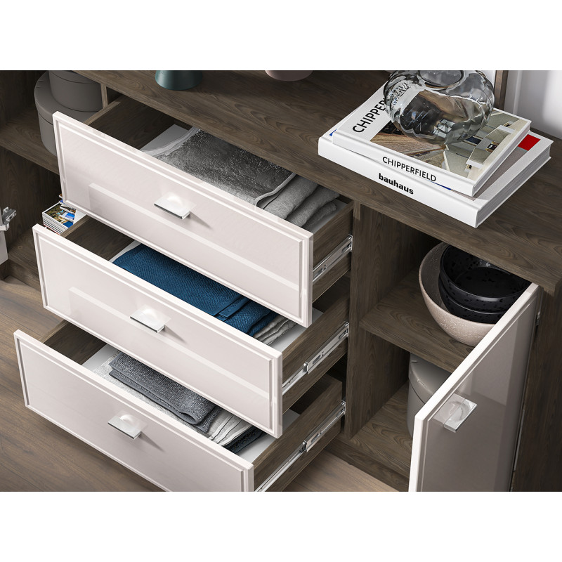 Komoda Avante 04 Dąb Windmill Dark / Cashmere Ml Meble