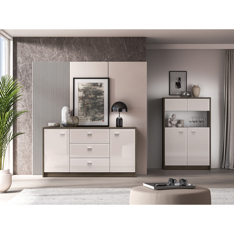 Komoda Avante 04 Dąb Windmill Dark / Cashmere Ml Meble