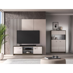 Szafka RTV Avante 06 Dąb Windmill Dark / Cashmere Ml Meble