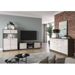 Szafka RTV Avante 06 Dąb Windmill Dark / Cashmere Ml Meble
