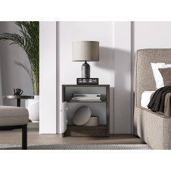 Szafka nocna Avante 08 Dąb Windmill Dark / Cashmere Ml Meble