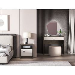 Szafka nocna Avante 08 Dąb Windmill Dark / Cashmere Ml Meble