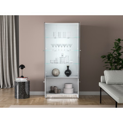 Witryna Glamour 01 Biały alpejski Ml Meble Witryna Glamour 01 Biały alpejski Ml Meble