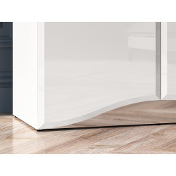 Witryna Glamour 01 Biały alpejski Ml Meble Witryna Glamour 01 Biały alpejski Ml Meble