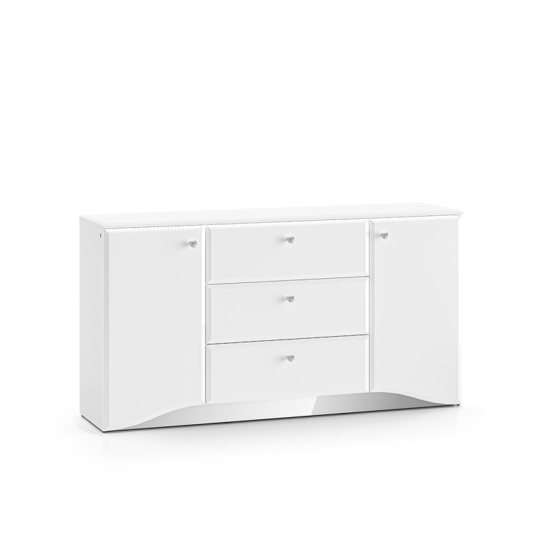 Komoda Glamour 02 Biały alpejski Ml Meble