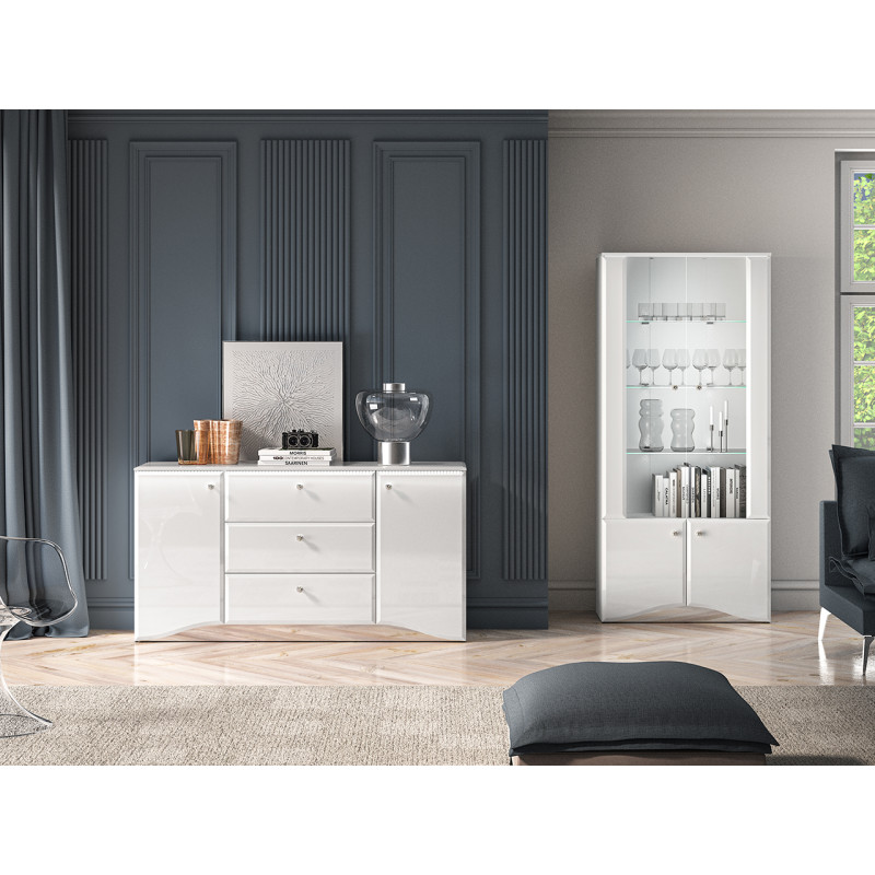 Komoda Glamour 02 Biały alpejski Ml Meble