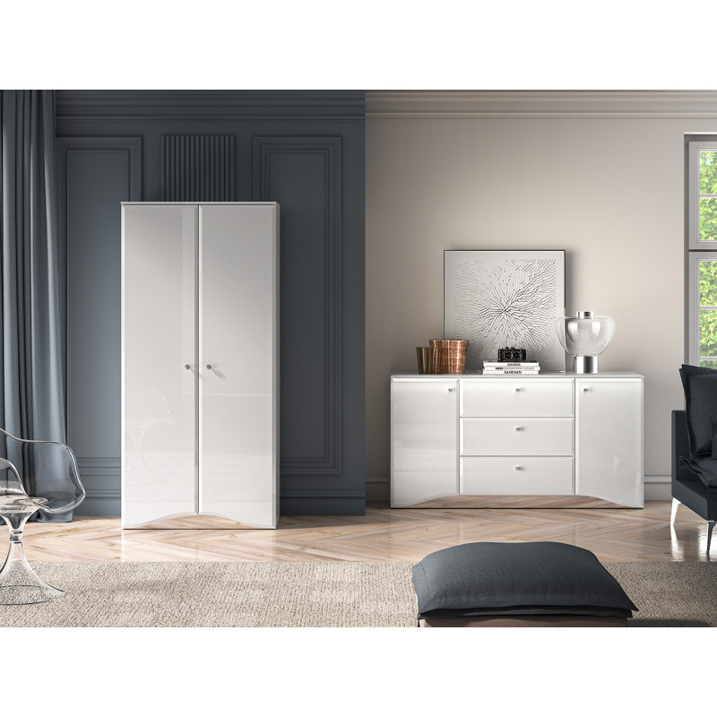 Szafa Glamour 08 Biały alpejski Ml Meble