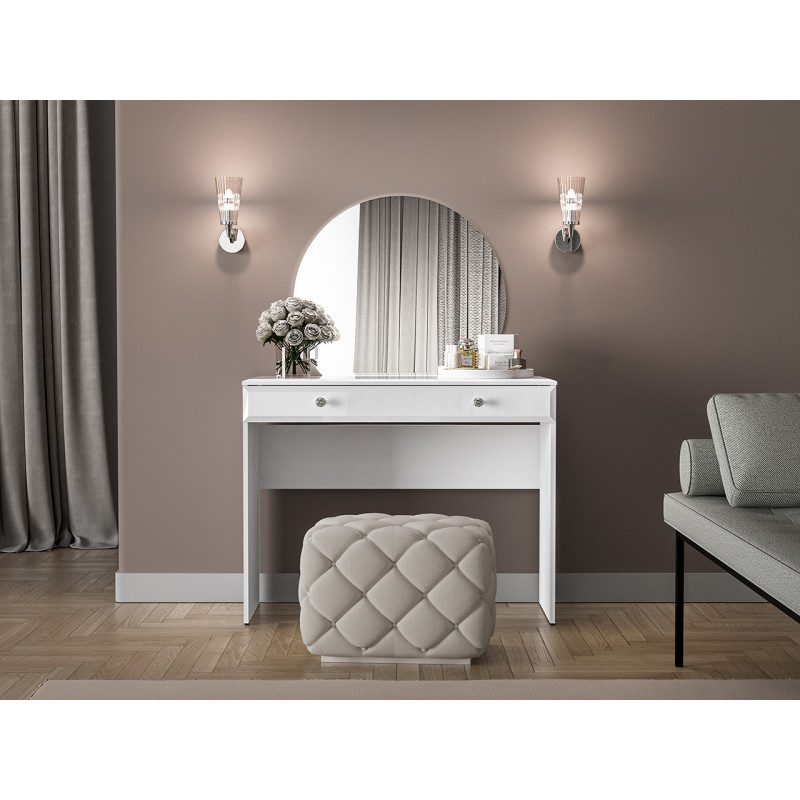 Toaletka Glamour 05 Biały alpejski Ml Meble