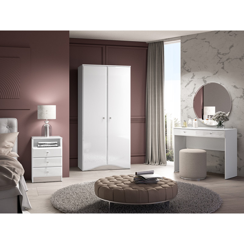 Toaletka Glamour 05 Biały alpejski Ml Meble