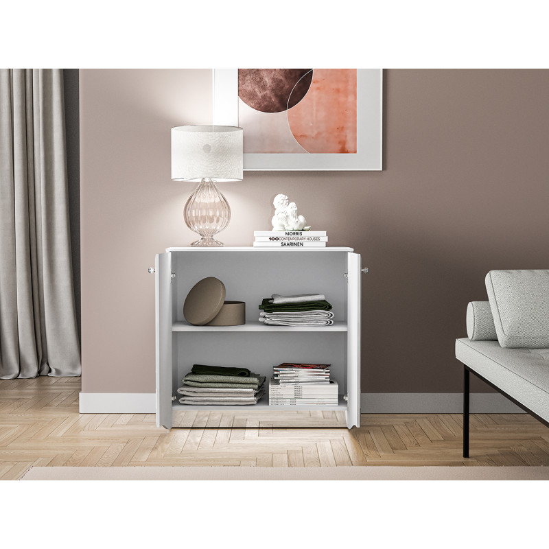 Komoda Glamour 09 Biały alpejski Ml Meble