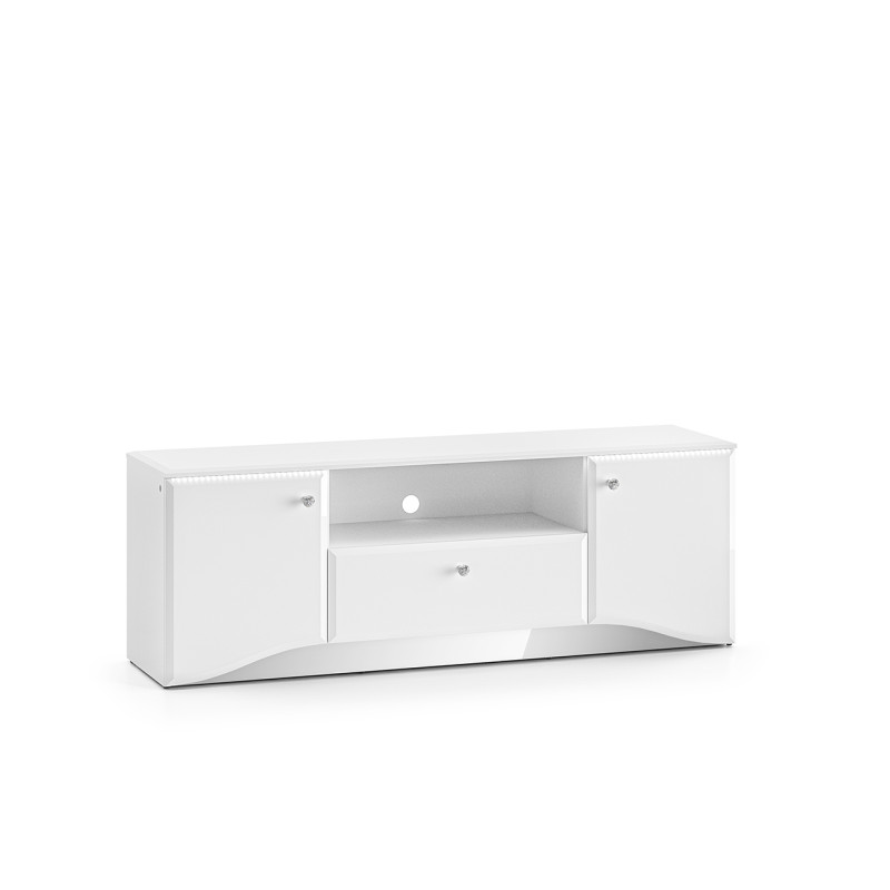 Szafka RTV Glamour 03 Biały alpejski Ml Meble