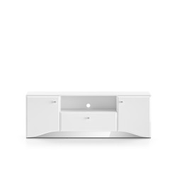 Szafka RTV Glamour 03 Biały alpejski Ml Meble