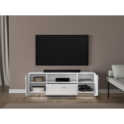 Szafka RTV Glamour 03 Biały alpejski Ml Meble