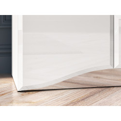 Szafka RTV Glamour 03 Biały alpejski Ml Meble