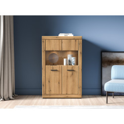 Witryna Dora 03 Dąb Evoke Ml Meble