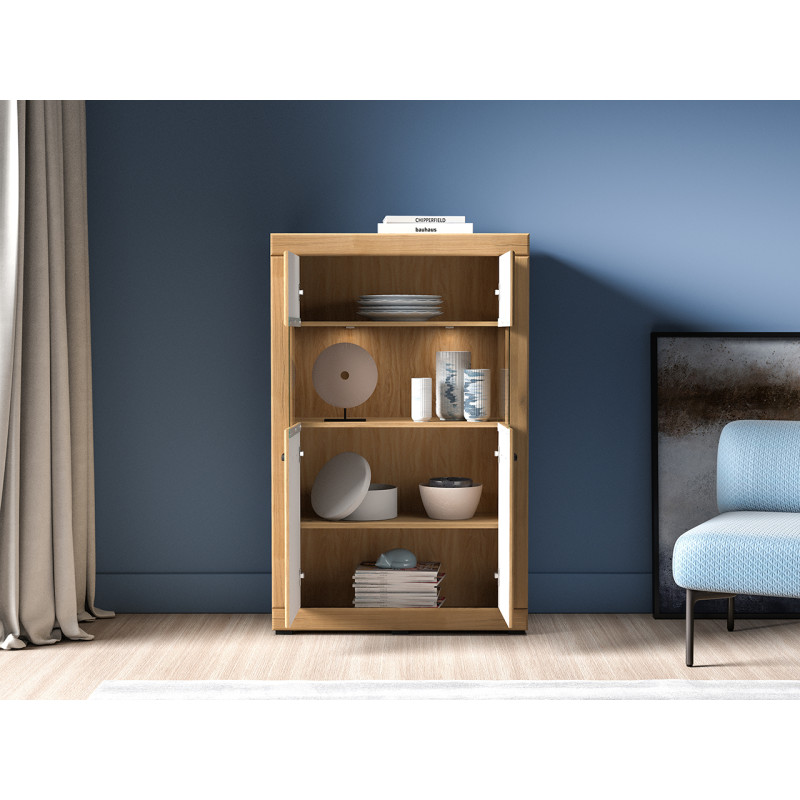 Witryna Dora 03 Dąb Evoke Ml Meble