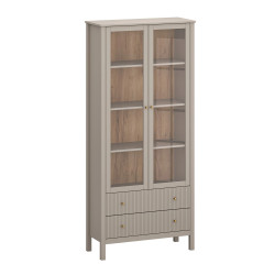 Witryna Kleo 2W2S Taupe Mebelbos